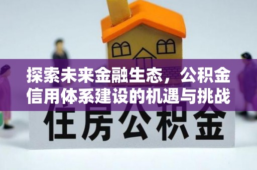 石柱探索未来金融生态，公积金信用体系建设的机遇与挑战