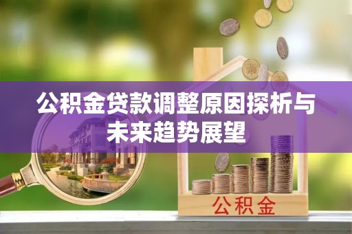 石柱公积金贷款调整原因探析与未来趋势展望