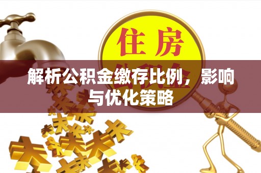 石柱解析公积金缴存比例，影响与优化策略