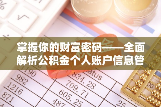 石柱掌握你的财富密码——全面解析公积金个人账户信息管理与优化