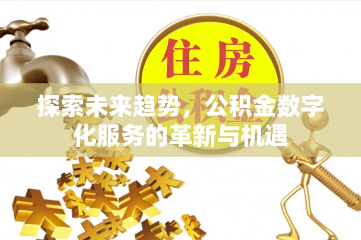 石柱探索未来趋势，公积金数字化服务的革新与机遇