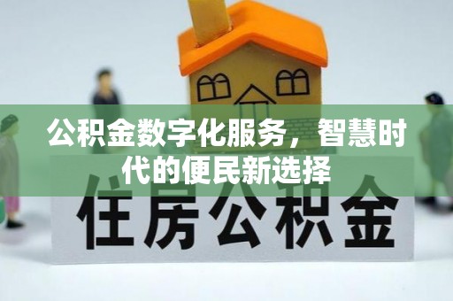 石柱公积金数字化服务，智慧时代的便民新选择